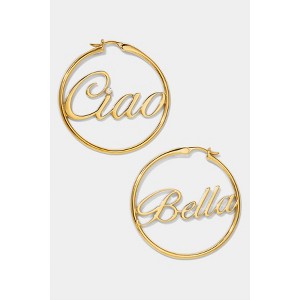 AJOA DOLCE VITA CIAO BELLA HOOP EARRINGS - 1 of 4