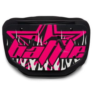Battle Sports  Adult Backplate " Astro " - Black/Pink - 1 of 2