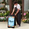 Jumbl 15.7” x 26” A-Frame Sign, Weatherproof Outdoor Sandwich Board for Sidewalk & Business Use - 2 of 4