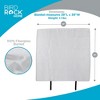 BIRDROCK HOME Fire Blanket for Home and Kitchen | Emergency Supplies Fiberglass Fire Suppression | Ideal for Camping Vehicle Kits | 4 Pack - 3 of 4