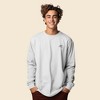 Dalix UFO Embroidered Cotton Classic Fit Long Sleeve Crewneck Tee Shirt Mens - 2 of 4