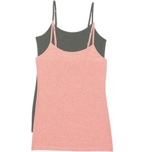 Felina Women's Organic Cotton Stretch Camisole 2-Pack - 1 of 1