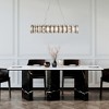 LNC Noctiflorous 5-Lights 40.7" Modern Luxury Rectangle Crystal Island Lights,Gold Frame - 4 of 4
