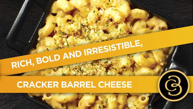Cracker Barrel Parmesan White Cheddar Mac and Cheese Dinner - 12oz, 2 of 11, play video