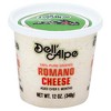 Dell Alpe Cheese Romano Grated - Pack of 6 - 12 oz - 2 of 2