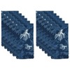 Saro Lifestyle Dinner Table Napkins With Sea Coral Design (Set of 12) - 3 of 4