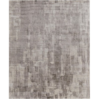 Eastfield Modern Abstract Gray/Ivory Area Rug