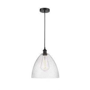 Edison Dome - 1 Light Cord Hung Mini Pendant In Industrial Style-13.75 Inches Tall and 12 Inches Wide - 1 of 1