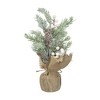 Cesicia Set of 2 christmas PVC Tree with Wood Base - 2 of 4