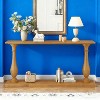 KTMBDW Console Table 63”, 2-Tier Narrow Sofa Side Table with Storage Shelf and Tapered Legs, Entrance Table for Hallway, Living Room, Corridor, Office - 2 of 4