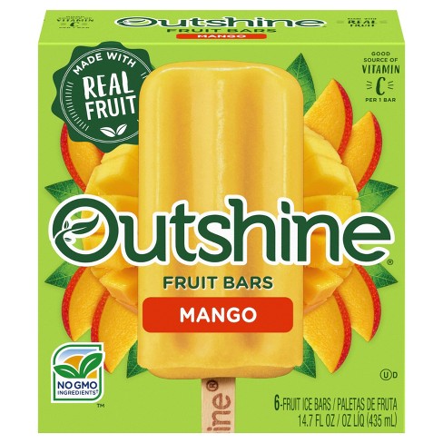 Outshine Mango Frozen Fruit Bar - 6ct : Target