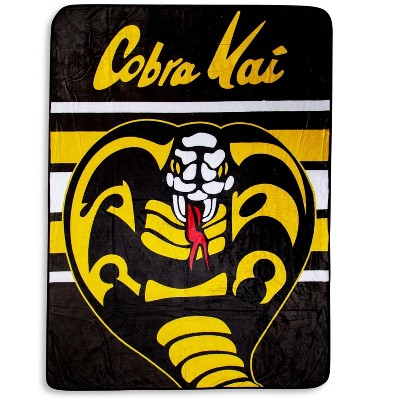 Surreal Entertainment The Karate Kid "Cobra Kai" Lightweight Fleece Throw Blanket | 45 x 60 Inches
