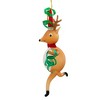 Italian Ornaments 6.5 Inch Bingle (Prancer's Cousin) Party Hat Reindeer Tree Ornaments - 4 of 4