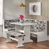 3pc Lacey Upholstered Nook Set - Buylateral - image 2 of 3