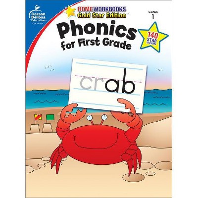 Phonics for First Grade, Grade 1 - (Home Workbooks) (Paperback)