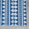 Area Rug for Luxury Living Room Machine Washable Abstract Line Accent Carpet Low Pile Bedroom Rug - 3 of 4