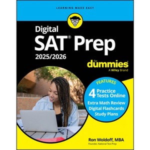 Digital SAT Prep 2025/2026 for Dummies - 13th Edition by  Ron Woldoff (Paperback) - 1 of 1