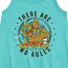 - Teenage Mutant Ninja Turtles - Leo and Brothers There Are No Rules Graphic Sleeveless Aline Dress - 2 of 3