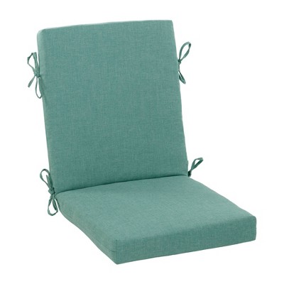 Arden Selections Oceantex High Back Dining Chair Cushion Seafoam Green