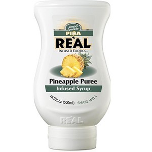 Reàl Infused Exotics Simply Squeeze Infused Syrup Pineapple 16.9oz Bottle for Mix- ologists, Chefs, Cooks - 1 of 4