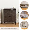 Shoe Cabinet with 2 Flip Drawers, Freestanding Hidden Shoe Rack, Shoe Organizer with Metal Legs, Shoe Storage Cabinet for Entryway Hallway - 4 of 4