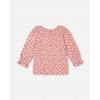 Girl ' Tulip Printed Muslin Blouse - Deux par Deux - 3 of 3