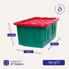 HOMZ Durabilt 27 Gallon Heavy Duty Storage Tote with Lid - 4 of 4
