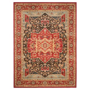 Hawly Area Rug - Red/Red (9