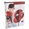 JuzToys 43" Adjustable Boxing Bag Stand with Boxing Gloves for Kids, Freestanding Punching Bag Stand, Kids Boxing Set for Indoor/Ourdoor – Red/Black - 2 of 4