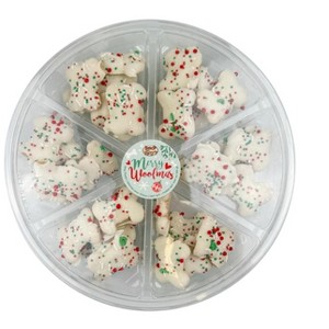 Bosco & Roxy's Happy Pawlidays Platter of Dog Treats- Large - 1 of 1