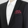 Allegra K Men's Pre-folded Pocket Squares Polka Dots Round Shaped Suit Handkerchiefs - 4 of 4