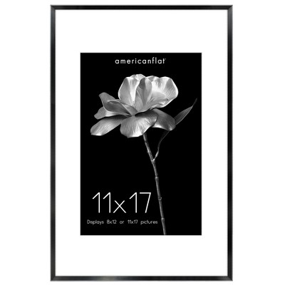 Americanflat Aluminum Picture Frame with Mat
