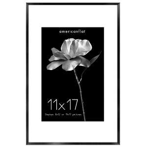 Americanflat Aluminum Picture Frame with Mat - 1 of 4