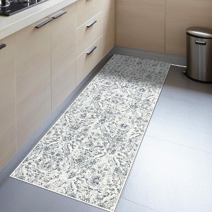 Vintage Washable Area Rug Non-Slip Non-Shedding Traditional Floor Cover - 1 of 4