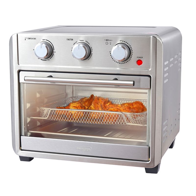 Brentwood 1700w 24 Quart Stainless Steel Convection Air Fryer Toaster Oven, 1 of 11