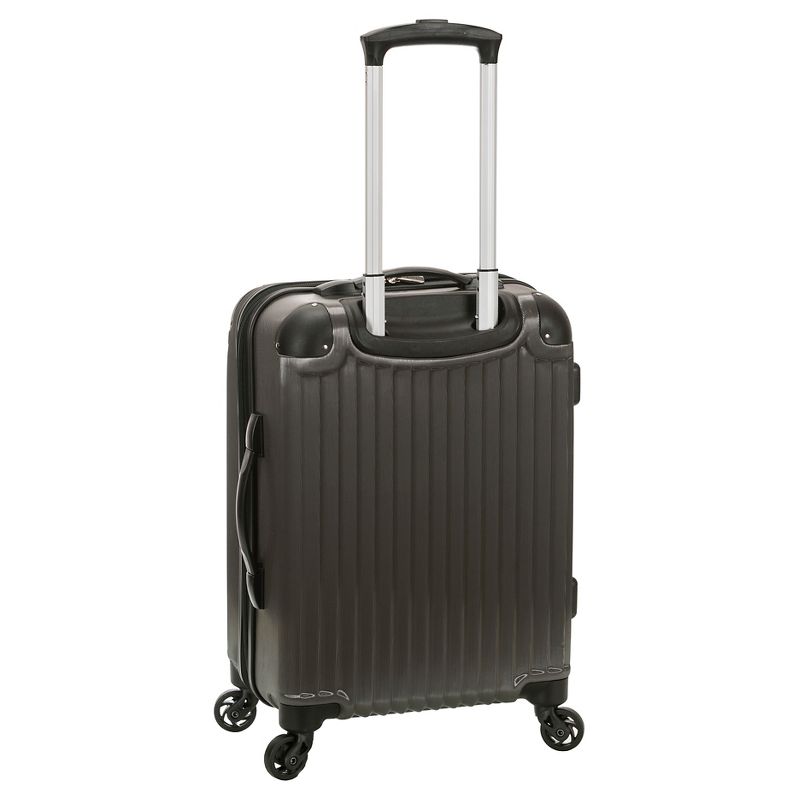 Rockland Santorini 2pc Expandable Polycarbonate Hardside Carry On Spinner Luggage Set - Gray, 3 of 4