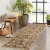Fulvari Area Rugs with Vintage Oriental Printed Distressed Design Washable Thin Low Pile Rugs for Living Room Indoor - 3 of 4