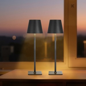 Cordless Table Lamp 2-Pack, 5200mAh Rechargeable, Stepless Dimming & 3 Color Modes - 1 of 4