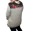 Women's Floral Color Block Hoodie - honeyme - image 2 of 2