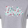 Women's - Barbie - Holidays & Christmas Cropped Graphic T-Shirt - 2 of 4