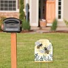 Big Dot of Happiness Little Bumblebee - Outdoor Lawn Sign - Bee Baby Shower or Birthday Party Yard Sign - 1 Piece - 2 of 4