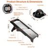 iMountek"Mandoline Food Slicer Stainless Steel with 5 Adjustable Blades, Food Holder, Chopper & Grater"Black - 2 of 4