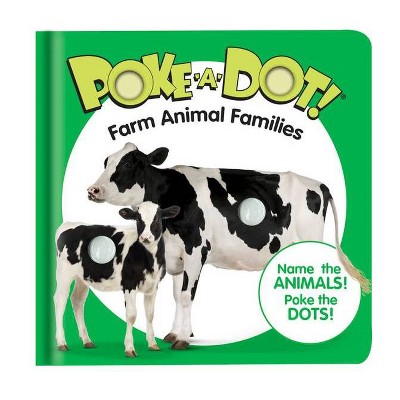 Poke-A-Dot: Farm Animal Families - (Hardcover)