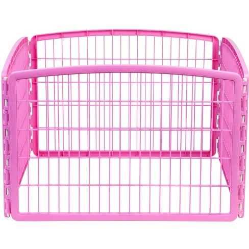 Pink pet clearance playpen