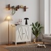 Adjustable Shelf and 2 Barn Doors,Farmhouse Sideboard Buffet Cabinet,   for Living Room, Dining Room American - 4 of 4