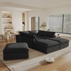WJShome 160" Cloud Couch Modular Sectional Sofa for Livingroom,Convertible Sofa with Storage Ottomans,7 Seat Wide Couches - 4 of 4