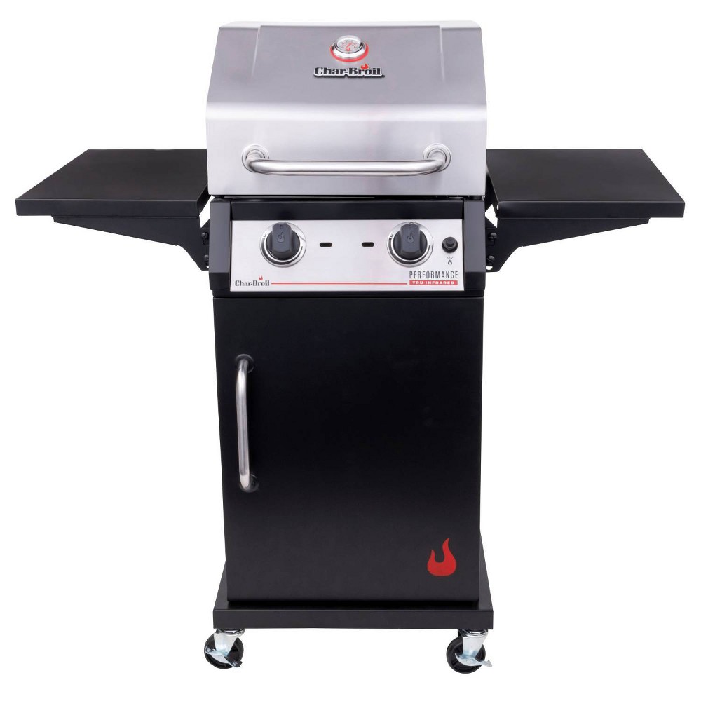 Char-Broil - Performance Series TRU-Infrared 2-Burner Gas Grill - Stainless Steel/Black