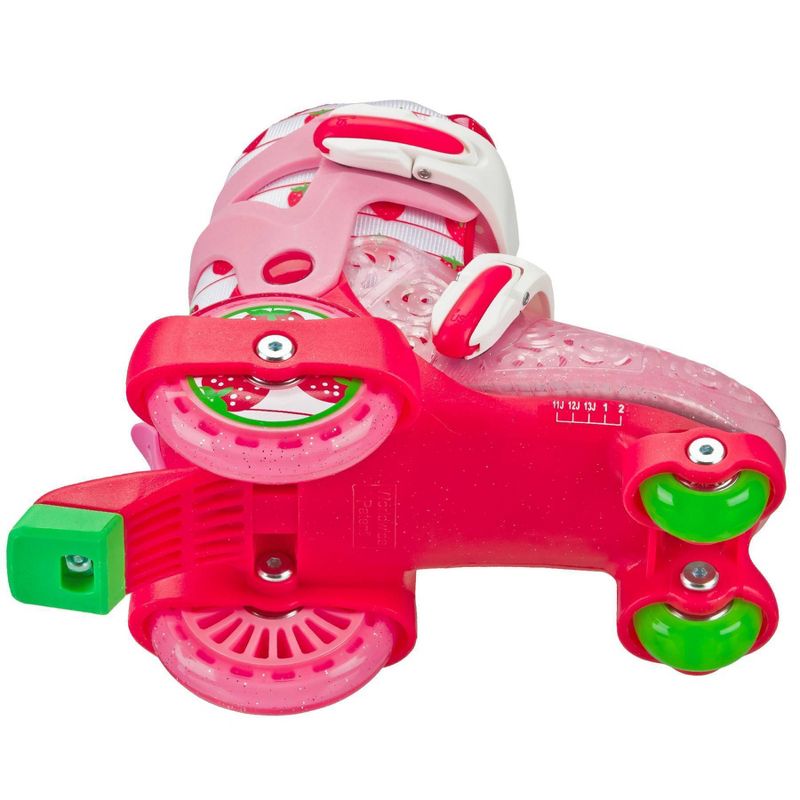 Roller Derby Fun Roll Girls' Jr Adjustable Strawberry Roller Skate - Pink, 4 of 8