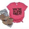 Simply Sage Market S.W.Smiley You're Doing Great Smiley Short Sleeve Tee - 3 of 4