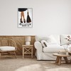 Stupell Industries Broom Co. Halloween Sign Witch Striped Stockings Framed Giclee Art, Gray, 24" x 30" - 3 of 4